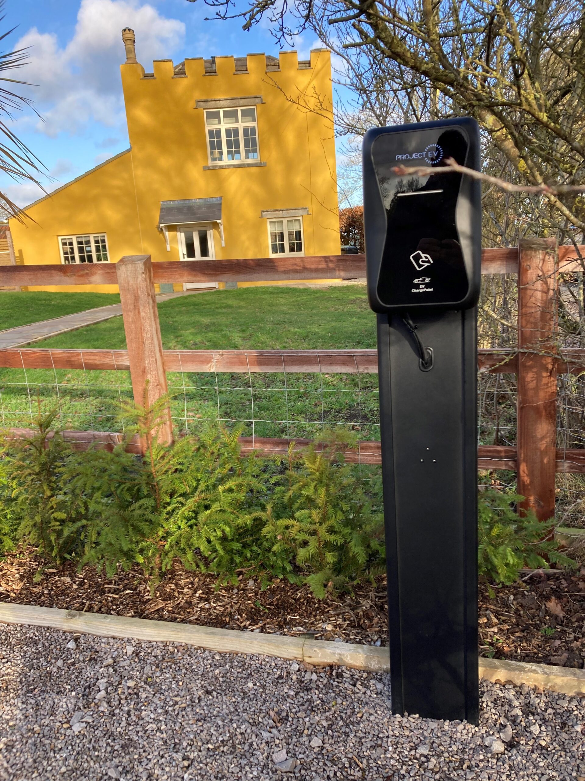 Our latest EV installation is in a beautiful rural location
